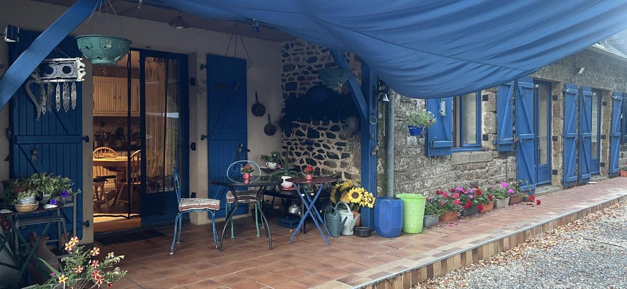 Double & Family Rooms In Tranquility In Blue Saint-Mars-sur-la-Futaie Exterior foto